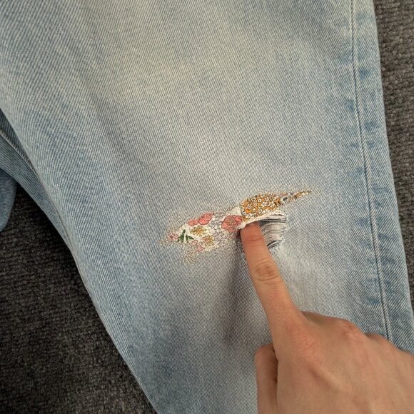 Levi's 150th Anniversary 501 Button Fly Blue Jeans 31x30 Light Wash Collectible - Picture 11 of 16